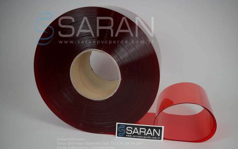 Kırmızı PVC Şerit Rulo Kırmızı PVC Şerit
